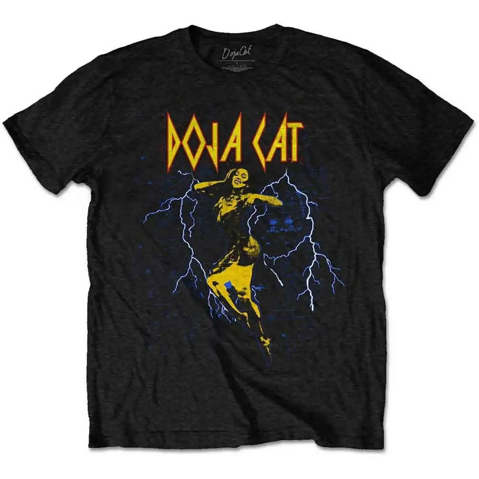 Doja Cat Lightning Planet Her offiziell Männer T Shirt Herren vintage Washed Breathable Comfortable Soft fashion streetwear