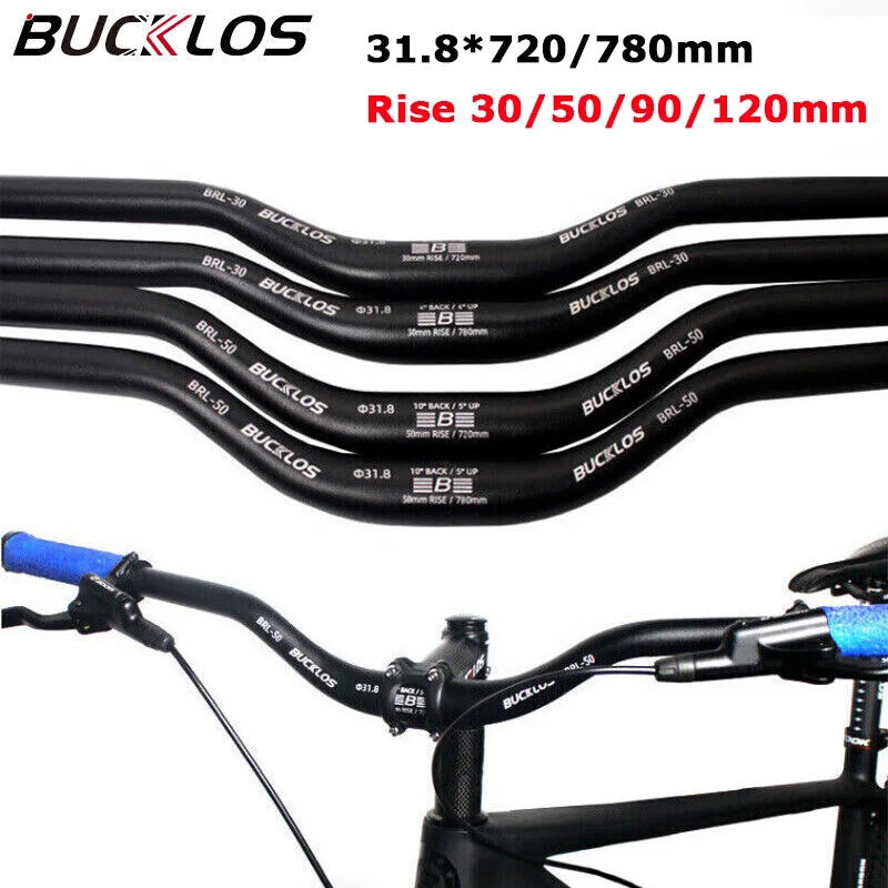 

31.8mm Bicycle Handlebar 720MM 780MM Bicycle Swallow Handlebar Aluminum Alloy Mountain Bike Handle Bar Ultra Long Riser Bar