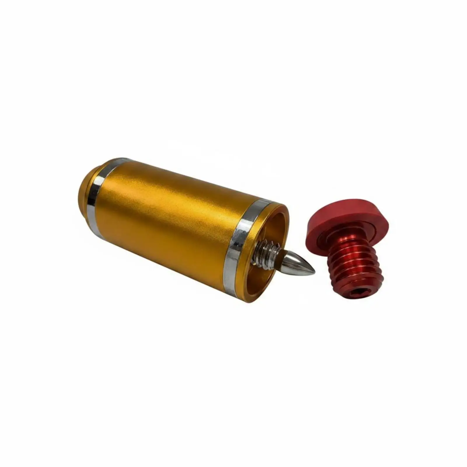 Aluminum Alloy Billiard Cue Extension Pool Cue Grip Accessory with Threaded Tip for Snooker Game