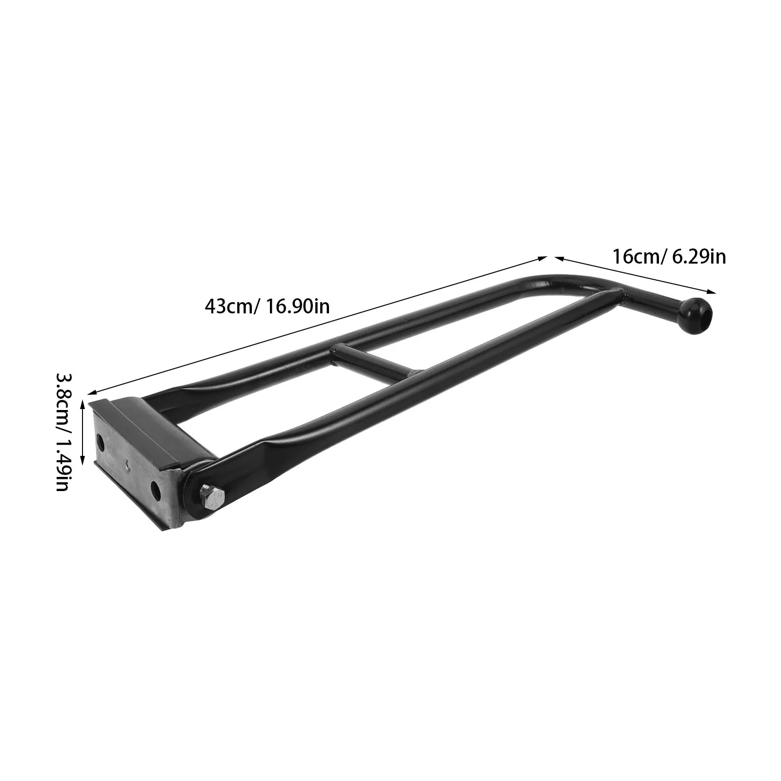 Heavy Duty Rearview Mirror Holder For Tractor Loader Agricultural Construction Vehicle Adjustable Iron Mount Farm Truck - view 4