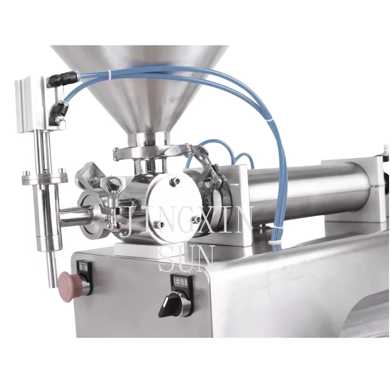 Wholesale bottle liquid water nail polish lip balm ketchup chili sauce plunger pump pneumatic filling machine