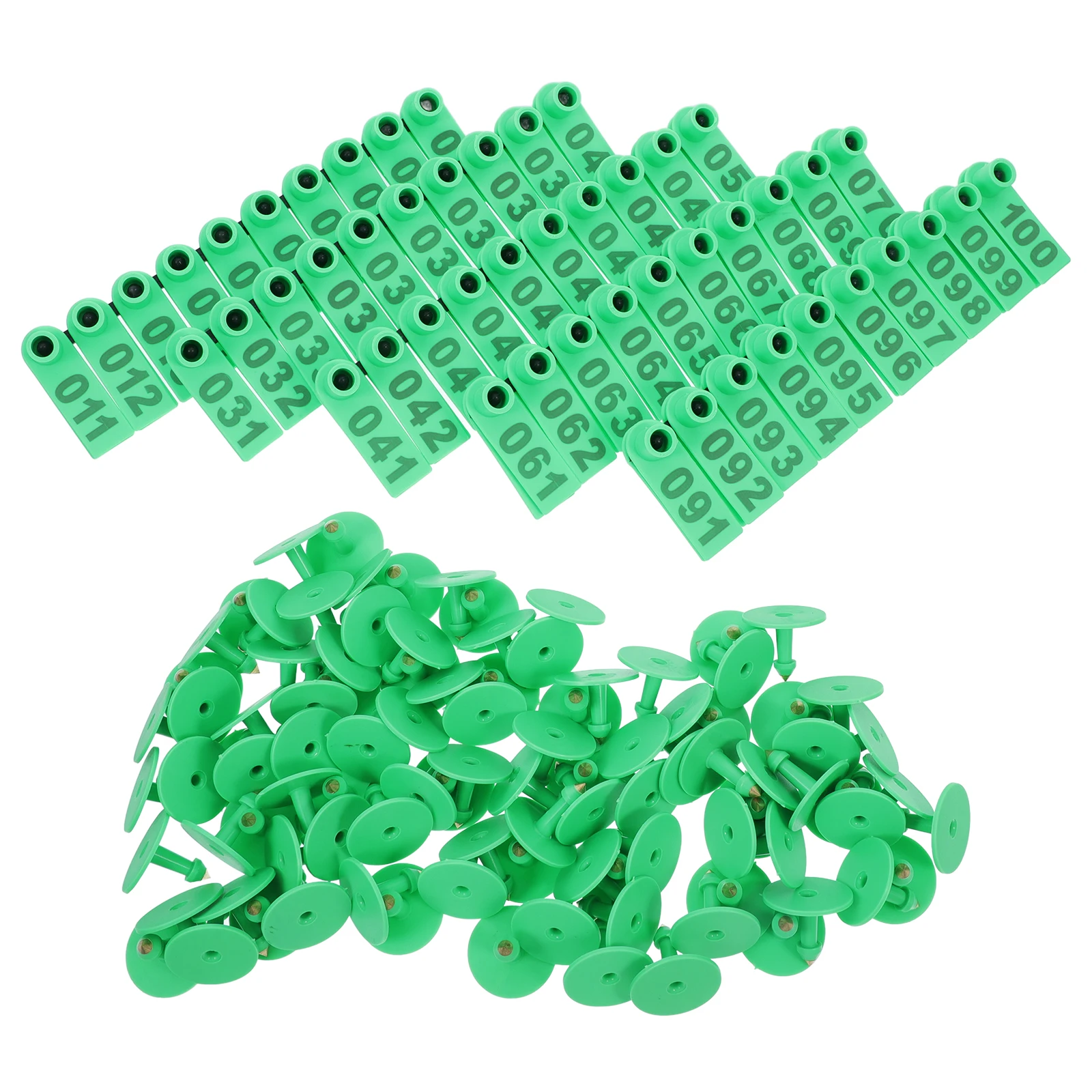 

100 Pcs Sign with Word Ear Animal Tag Earmuffs Marker Calf Tags Tpu Cattle Blank