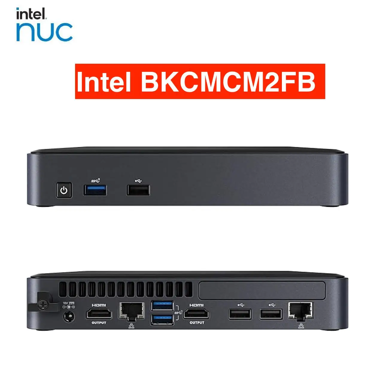 ¡Promoción! Intel NUC Pro BKCMCM2FB Chassis Element Serie U con procesador Intel Core i5-8365U (CM8v5CB) Mini PC