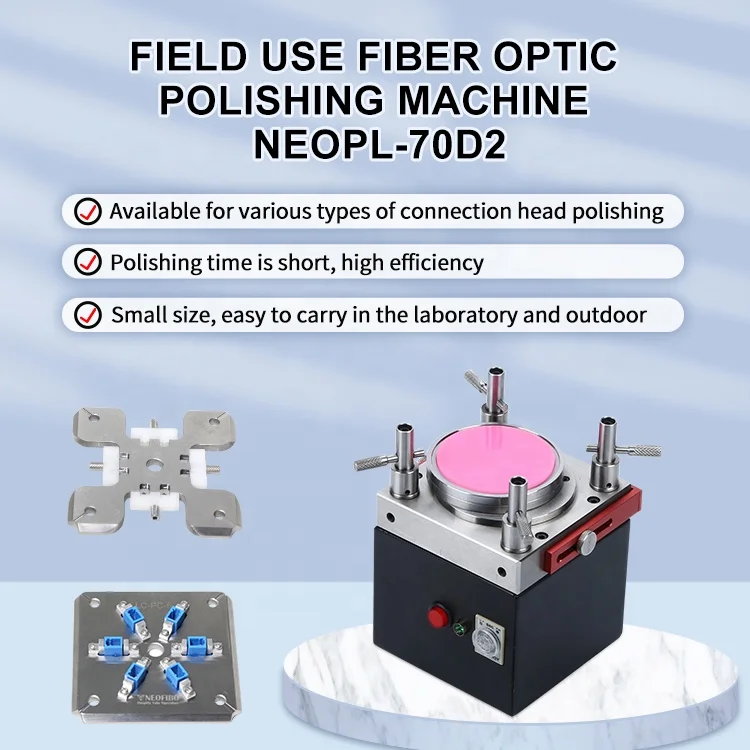 Neofibo NEOPL-70D2 Fibre Polish Machine Easy Operation Handheld Mini Optical Fibre Field Fiber Optic Polishing Machine