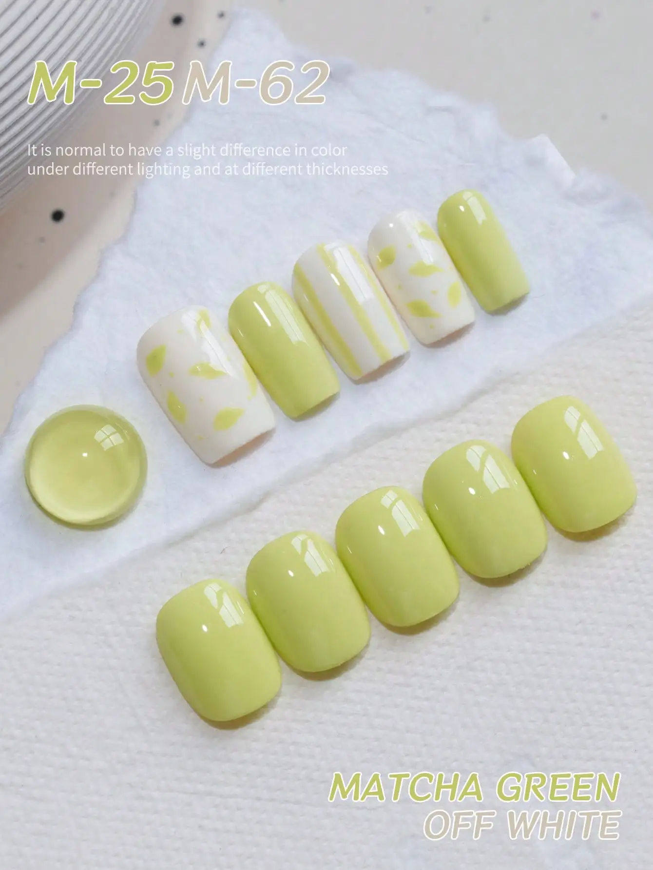 XEIJAYI 2 uds 15ML blanco y verde Matcha juego de Gel de uñas semipermanente arte de uñas remojo UV LED salón de uñas DIY Gel de salón de uñas