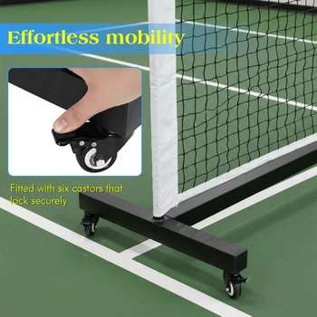 Portable 22Ft Pickleball Net Stand 1