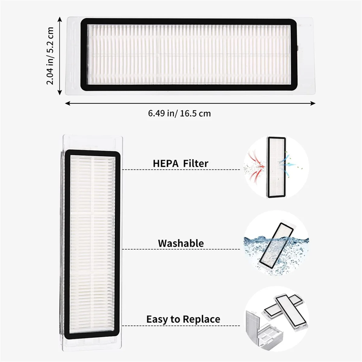 N38R_ For Xiaomi Roborock S5 Max S6 Pure S6 MaxV Vacuum Cleaner Spare Parts