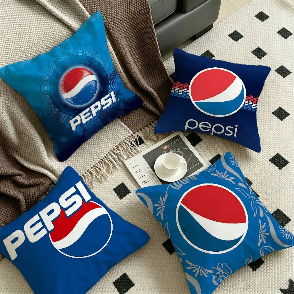 Fashion P-pepsi Art Cool Decorative Room Aesthetics Pillow Case Home Decor Bedroom Sofa Bed Couch Pillow Cover 45x45