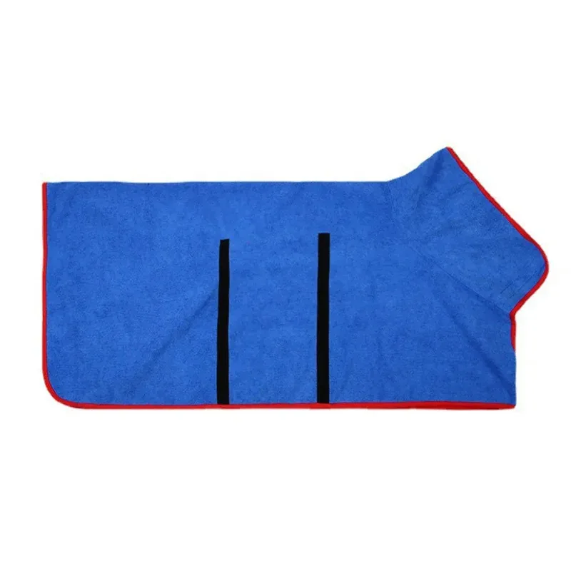 Pet Supplies Dog Bathrobe Absorbent Pet Quick Drying Bath Towel Dog Bath Towel Large Small Dogs Clean Absorbent Bathrobe