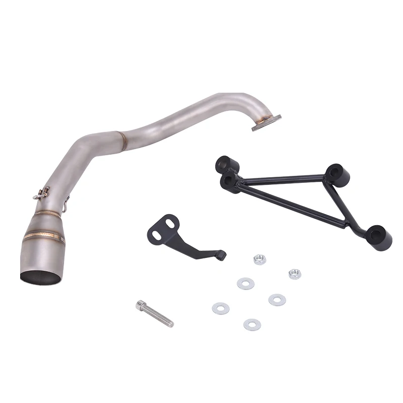 

For Honda Navi 110 2017-2025 Motorcycle Exhaust Header Link Pipe Slip On System 304 Stainless steel Connect 51mm Muffler