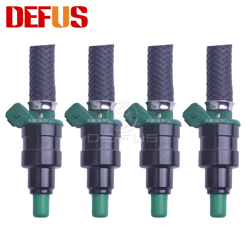 

WAWEIMI 4 Pieces High Performance Fuel Injector 0280150206 for Transporter Vanagon 1983-1991 1.9L 2.1L 025906031 Injector Nozzl