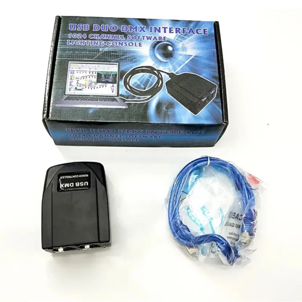 Consola de Interfaz Martin DMX512 1024 USB, Software de Iluminación para Escenarios, Controlador de DJ para PC, Compatible con Windows 7 32Bit