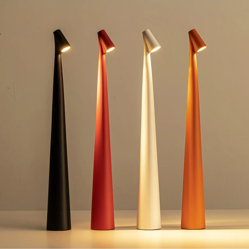 Modern aesthetic rechargeable small table  for reading study room desktop bedroom bedside lamp decorative atmosphere
