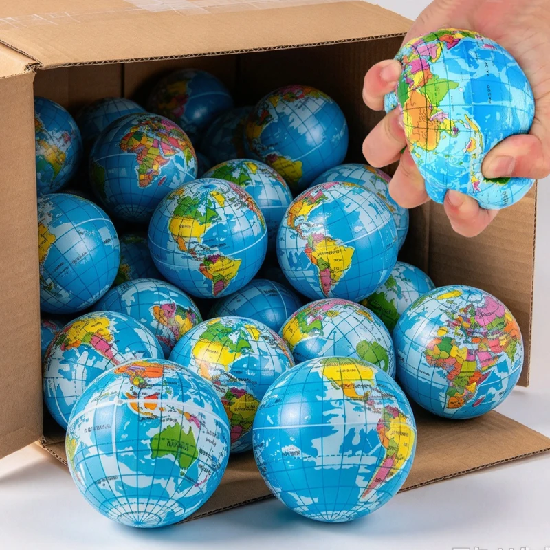 Funny Squeeze Toys Stress Relief PU Foam Squeeze Ball Hand Wrist Exercise Sponge Toys For Kids Adults Creative Gifts Wholesale