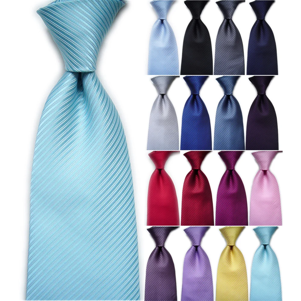 

Men's Ties 10cm/4'' Solid Striped Necktie Fashion Wedding Accessories for Men Women Accesorios Hombre Gravata Corbata