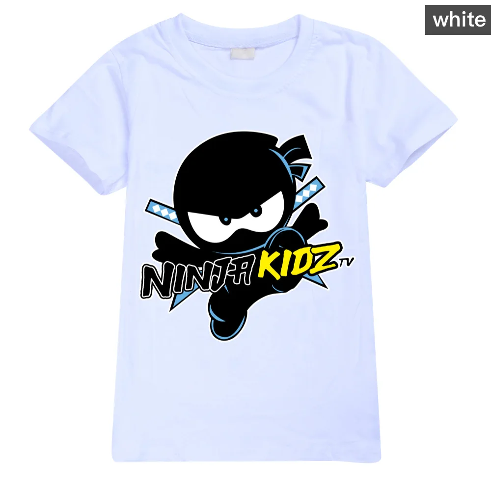 Ninja Kidz Kids Tshirts Short-sleeved T-shirts For Baby Child Boys Tee Sportswear Toddler Girl Summer Clothes 2022 Baby Shirt