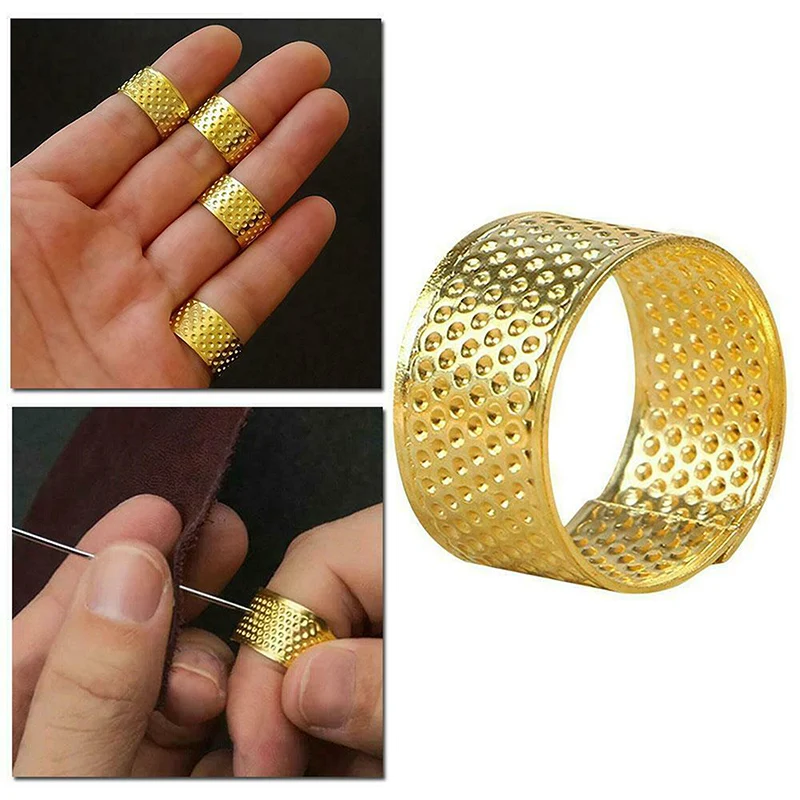 15mm Sewing Thimbles Round Copper Thimble DIY Tools Sewing Supplies Household Knitting Accessories