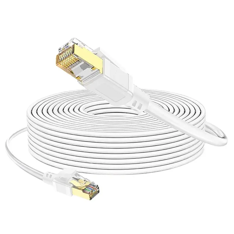 【VALUE MONEY】High-Speed 3 Meter Cat8 Ethernet Cable, 40Gbps, Double-Shielded, 28AWG, RJ45 Connectors- Ideal For Gaming Network C