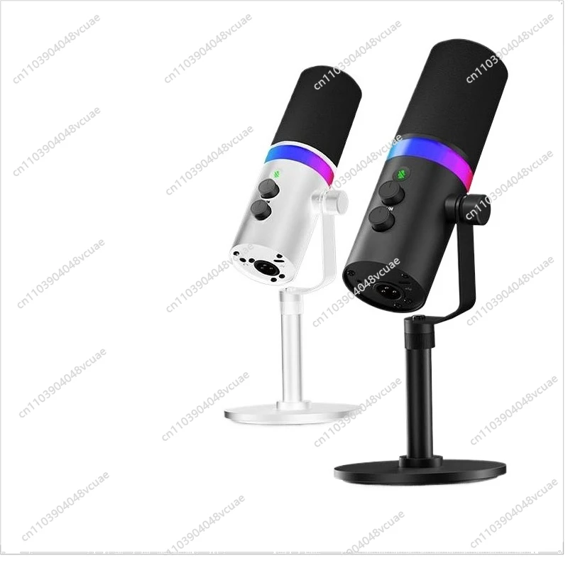 

For NV7 RGB Game Desktop Microphone USB Microphone Live XLR Dynamic Microphone Recording Computer Mobile Phone Live