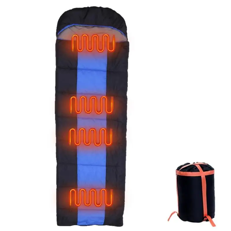 

Portable USB Heated Sleeping Bag Ultralight Outdoor Camping Travelling Winter Heated Sleeping Bag Camping Accessories