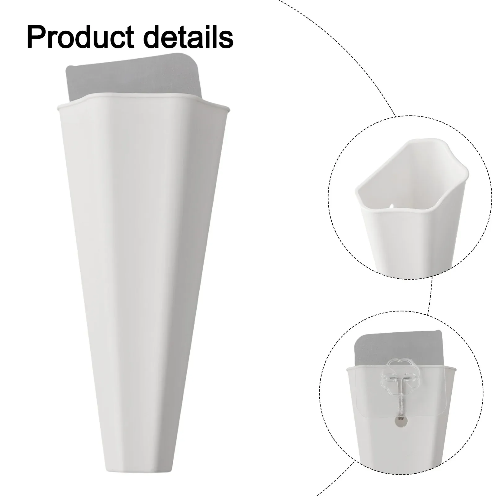 Plastic Wall Pots for Indoor Plants Creative Design for Balconies and Living Rooms Space Efficient and Functional