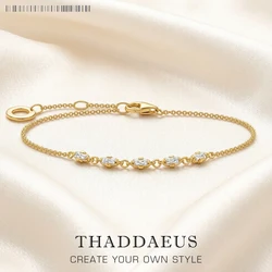 Bracelet Modern Touch New Link Chain 925 Sterling Silver Classic Happiness Jewelry Gift For Women