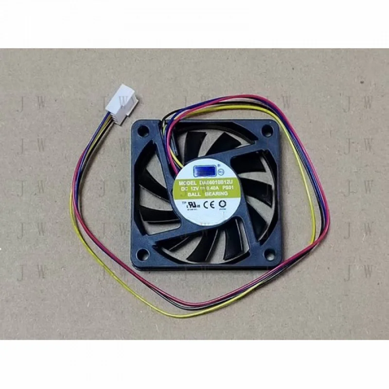 DDJ  60mm pwm fan slim for AVC DA06010B12U 10mm thickness 6010 12V 0.40A 60 * 60 * 10MM