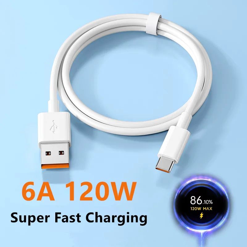 Original 120W 67W 6A Super Fast Charger for Xiaomi 14 13 Ultra 12S 12 Redmi Note 13 Pro K70 K60 POCO F5 X5 Quick Charging Cable