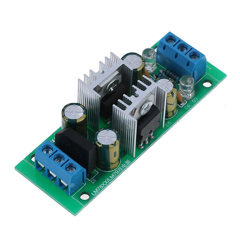 Hot DC 15~24V LM7812 + LM7912 +- 12V Dual Voltage Regulator Rectifier Bridge Power Supply Module