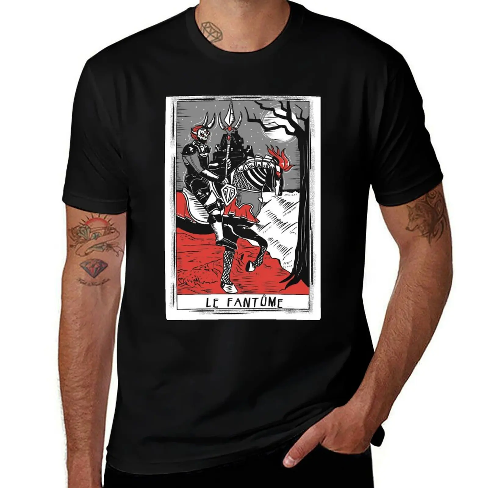 The Phantom T-Shirt Vintage Style Printed Top