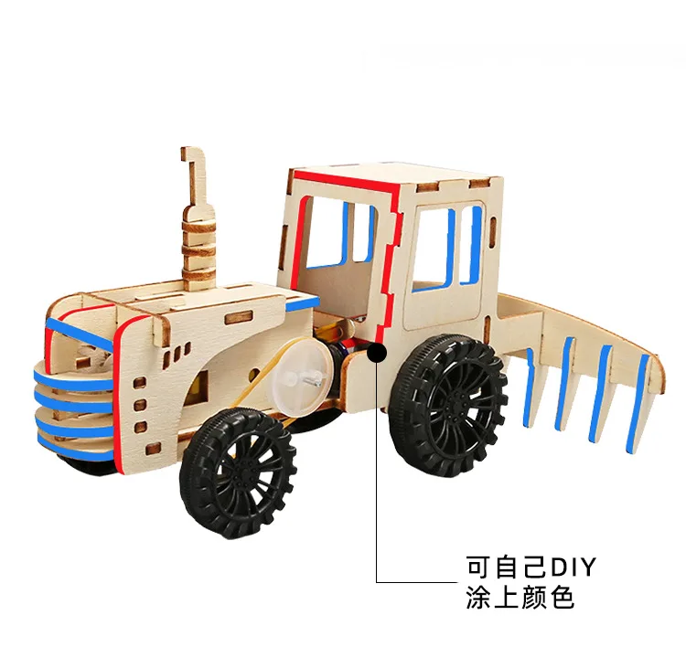 Tecnología DIY, modelo de máquina agrícola de pequeña producción, modelo de ensamblaje manual, Material Experimental científico