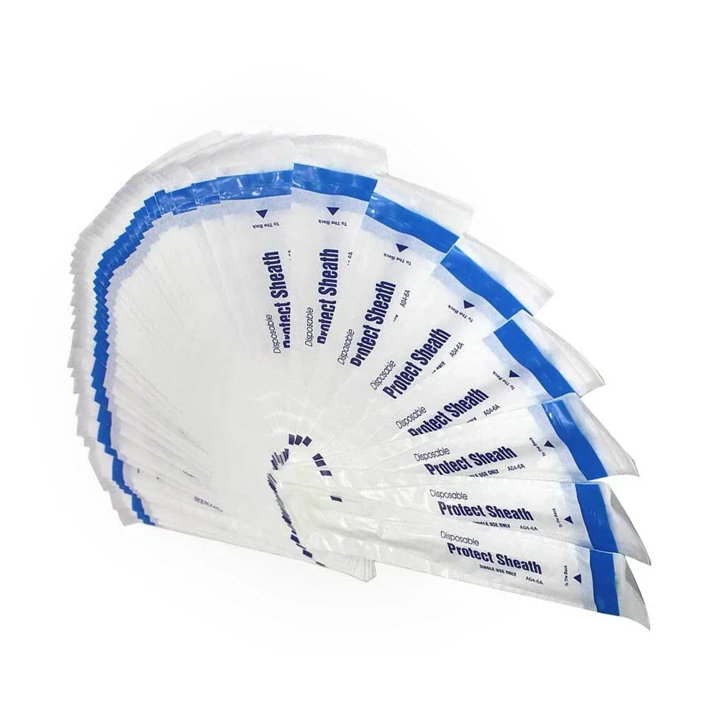 Selongsong Kamera Gigi Sekali Pakai Baru 50-Pak Penutup Cermin Mulut Intraoral untuk Klinik Gigi