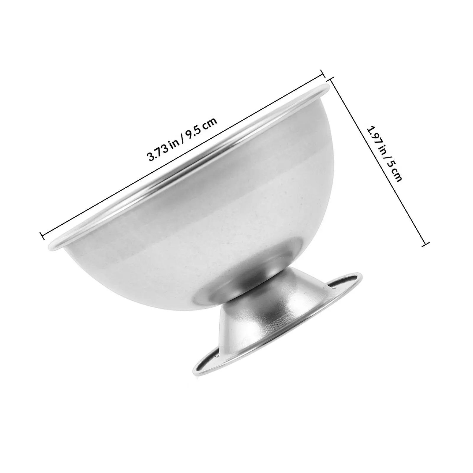 Stainless Steel Alumn Bowl Heavy Duty Melting Container for Borax Sand Alum Jewelry Making Torch Work High Temp Mixing Bowl view 4