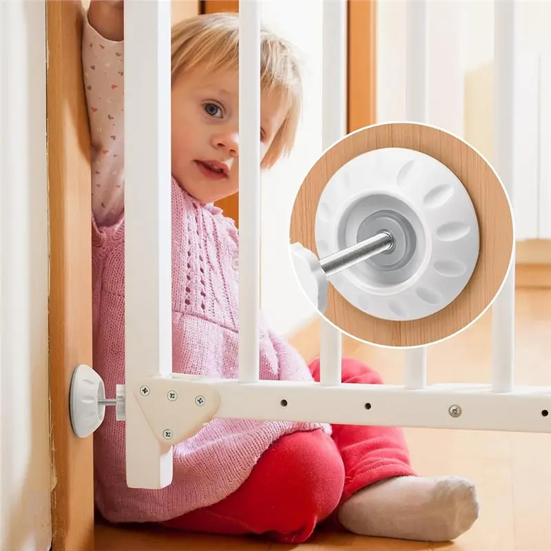 AEE2-4 Pack Baby Gate Wall Protector, Extend & Shield Walls From Pet & Dog Gates, Pressure Mounted Safety