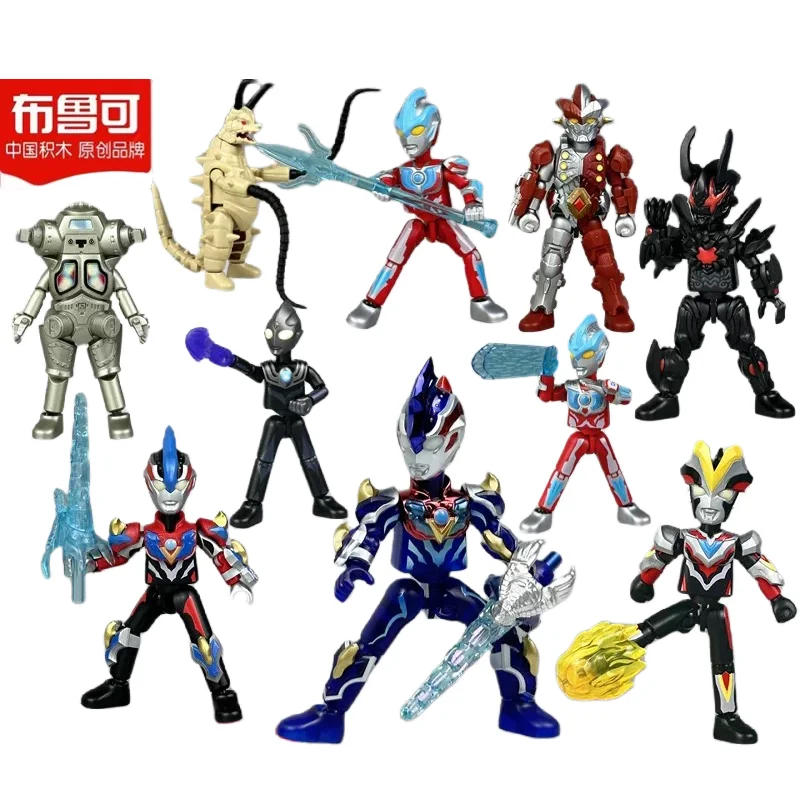 

Конструктор BLOKEES Ultraman: Многозвездное издание, 9-я серия, модель «Победа Гинги», слепая коробка, детские подарки, декоративная игрушка