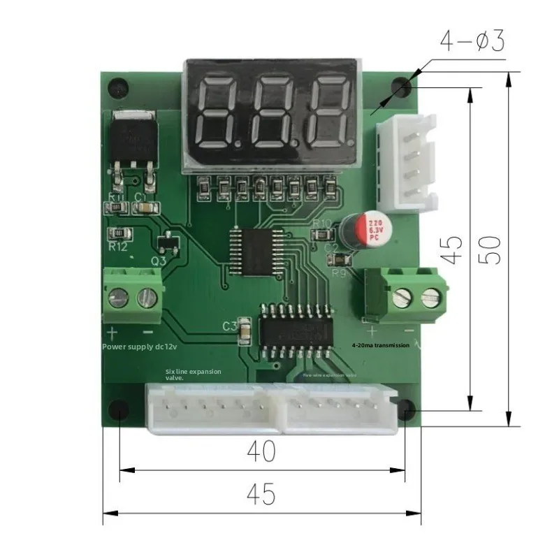 Electronic expansion driver 4-20MA485 input control