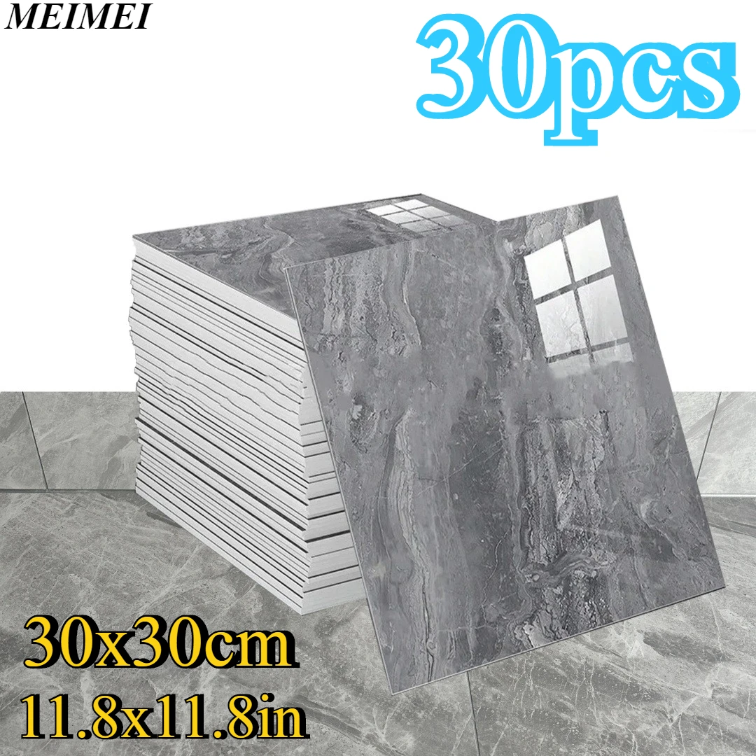 

PVC Imitation Tile Stickers, Thickened Self-adhesive Moisture-proof Decorative Wall Stickers, Wall Beautification Decoration