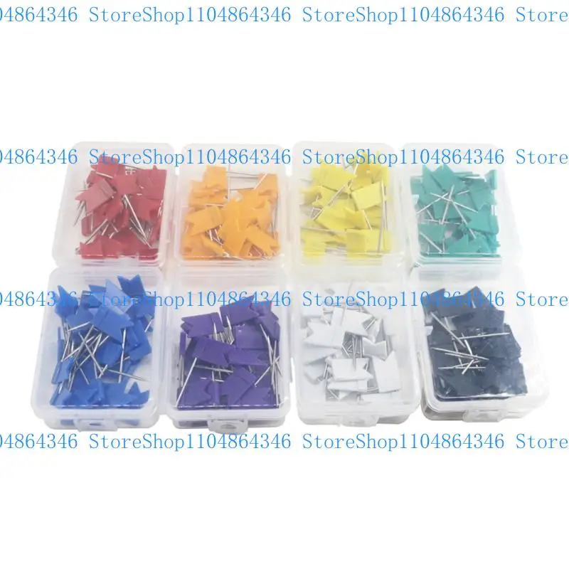 5ASD 50PCS Flagowe piny kciuki Dekoracyjne pushpin
