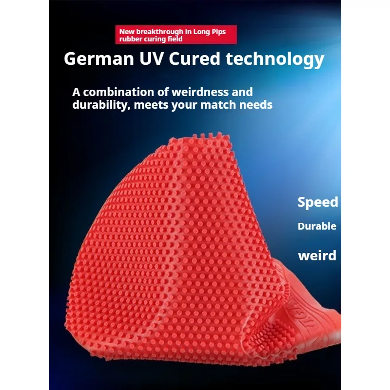 DAWEI SAVIGA V الملونة تنس الطاولة المطاط البثور الطويلة OX الشفاء الوردي الأخضر الأزرق بينغ بونغ المطاط دون الإسفنج ITTF المعتمدة