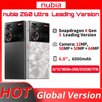 New Original Global Version Nubia Z60 Ultra Leading Version NX721J Snapdragon 8 Gen 3 Leading Version 6.8\