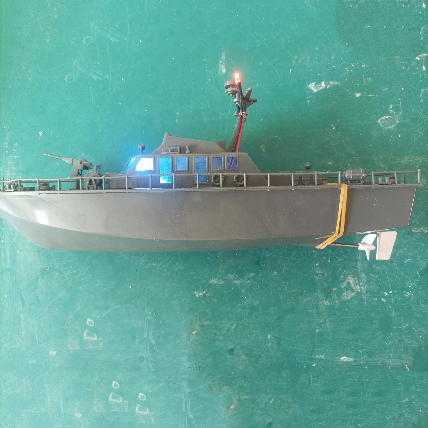 เรือบังคับวิทยุ RC ขนาด 30 ซม. กันน้ำ รุ่นจำลอง 5868 Patrol  เรือบังคับวิทยุแบบมอเตอร์เดี่ยว รุ่น RTR ของเล่นเด็กผู้ชาย