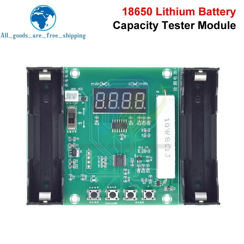 XH-M240 18650 Lithium Battery Capacity Voltage Indicator Tester Module Discharge Electronic Battery Voltage Tester Module