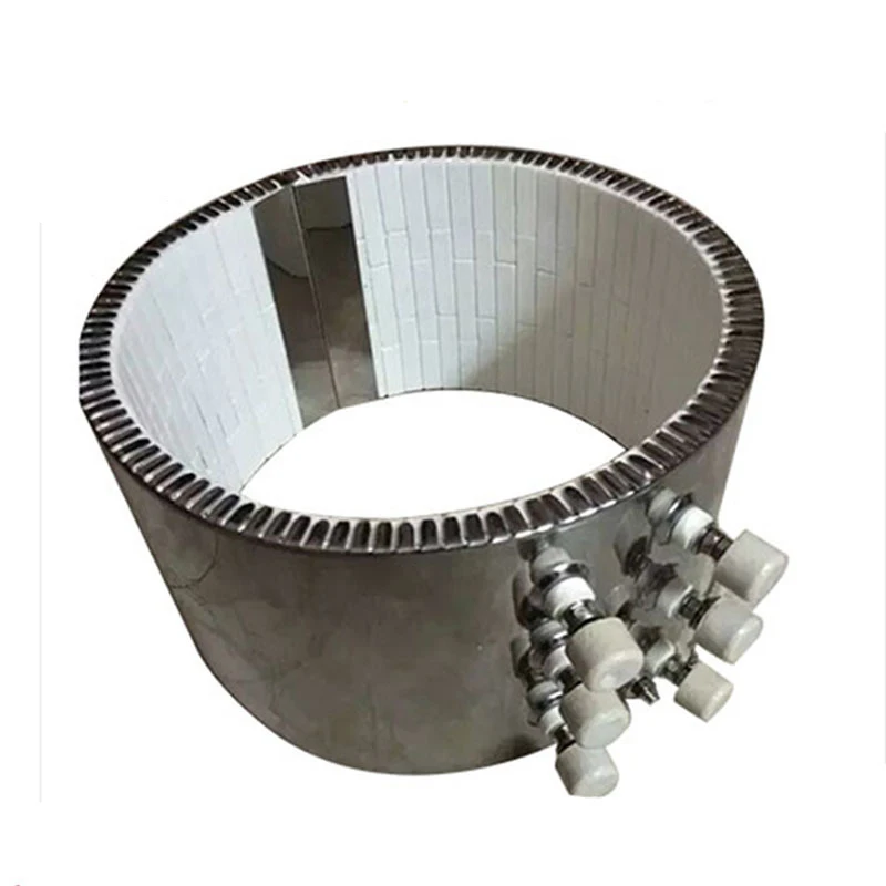 Stainless Steel Ceramic Heater Injection Molding Machine Extruder Electromechanical Heating Ring 220V/380V High Temperature Cera