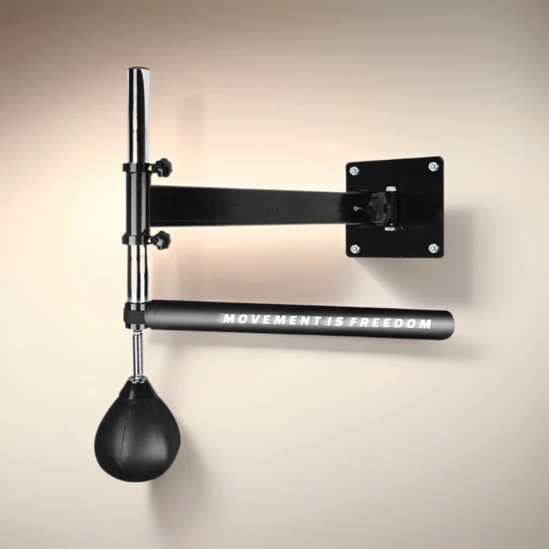 

Wall-mounted boxing rotating stick target Adjustable speed ball Wall-mounted target Sensitive evasion response Speed training