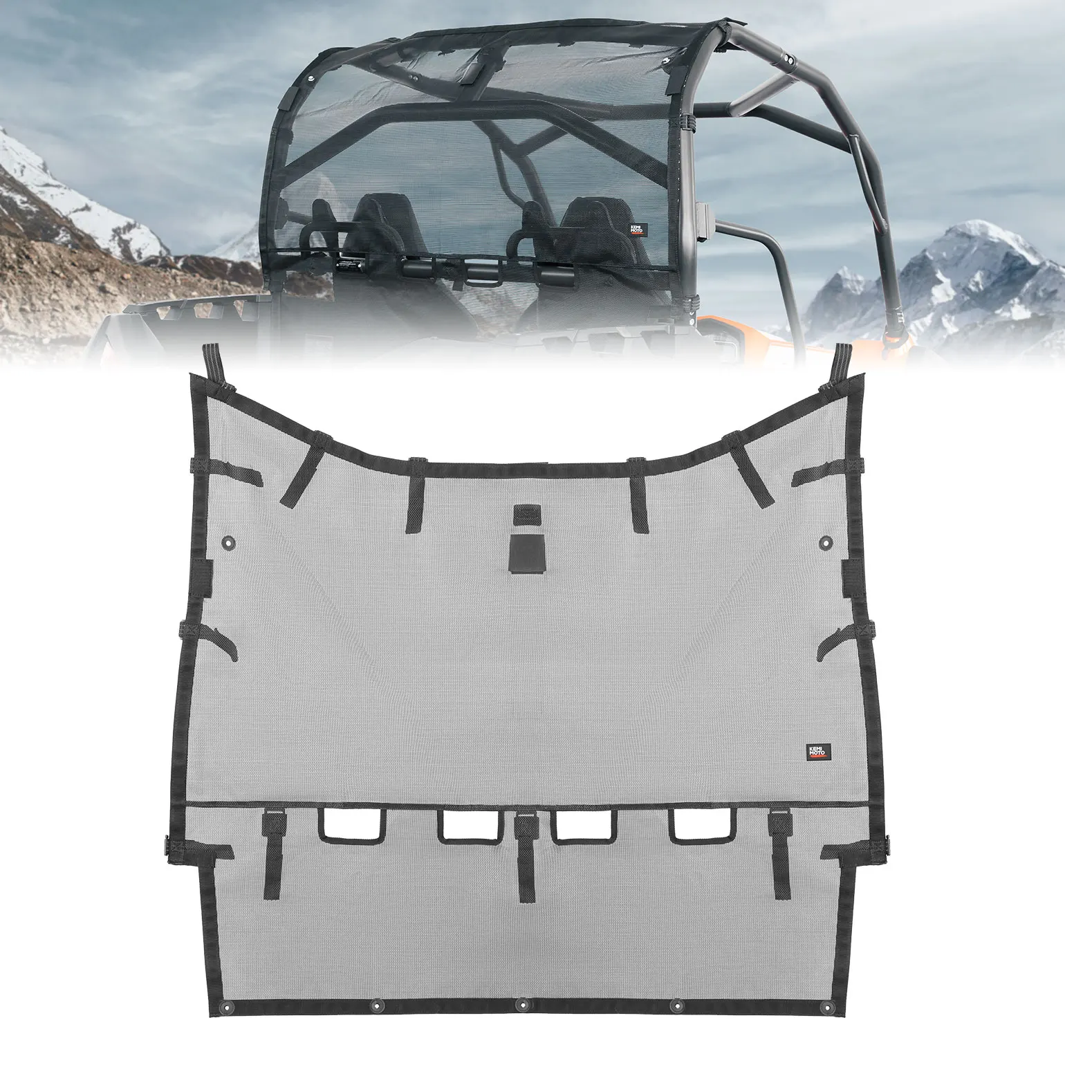 

Сетка на заднее окно для CFMOTO ZForce 500/800 2015-2022 ZFORCE 800 EX TRIAL 2014-2022 ZFORCE 1000 2017-2019, солнцезащитный козырек