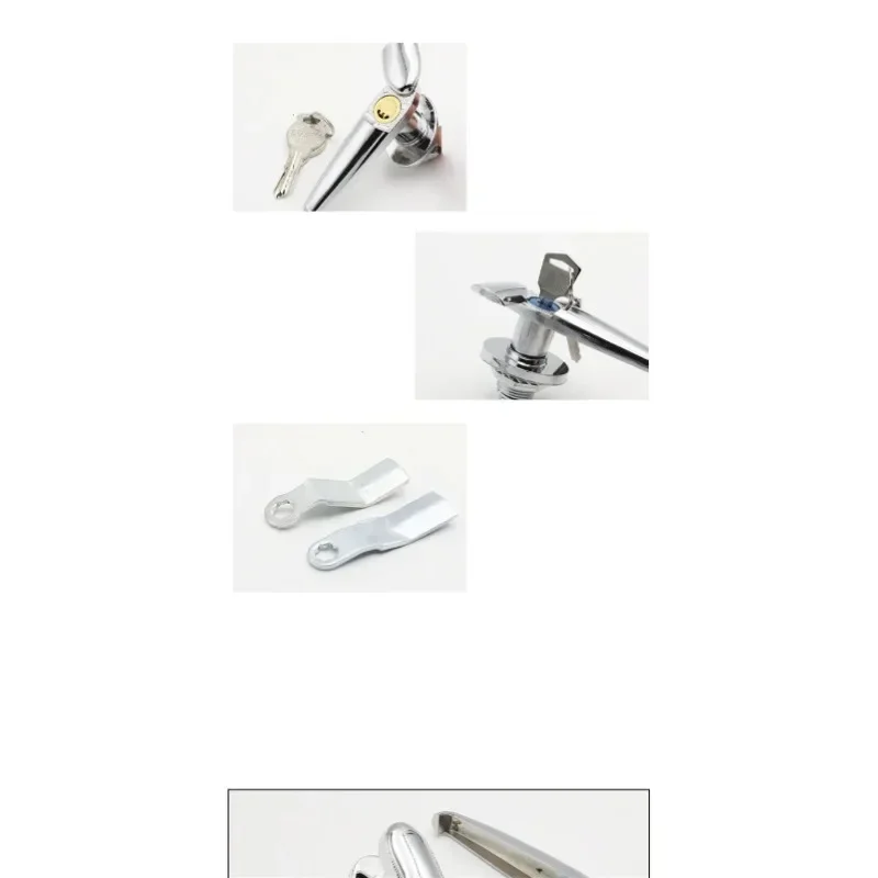 Замок с ручкой из нержавеющей стали, уличный электрический ящик, непромокаемый замок, универсальный замок с ключом, ящик для кухонного шкафа, замки для ящиков