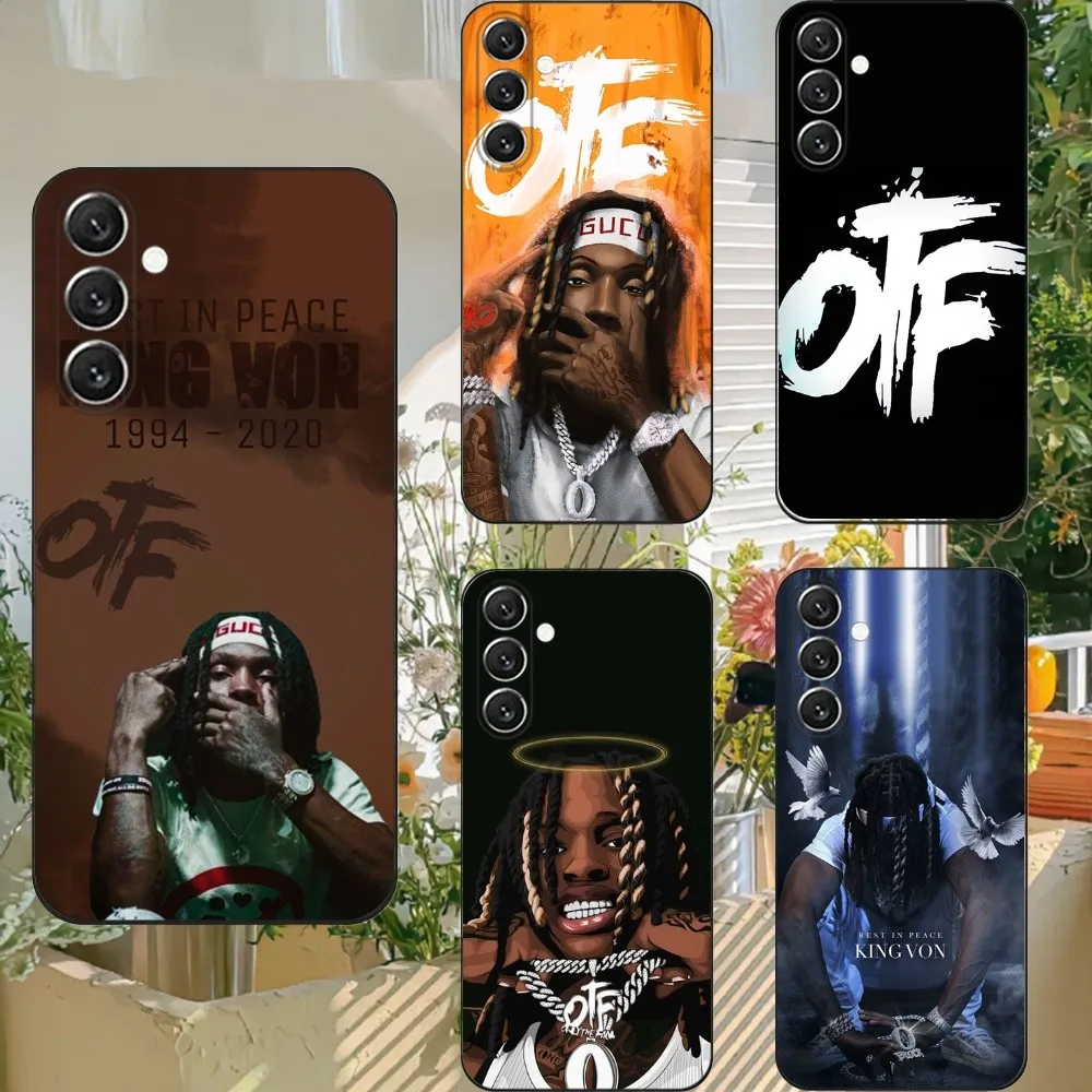 Rapper K-King V-Vons Phone Case For Samsung S21,S22 Ultra,S20,S30 plus,S22 plus,S23,S30 ultra 5G Silicone Cover