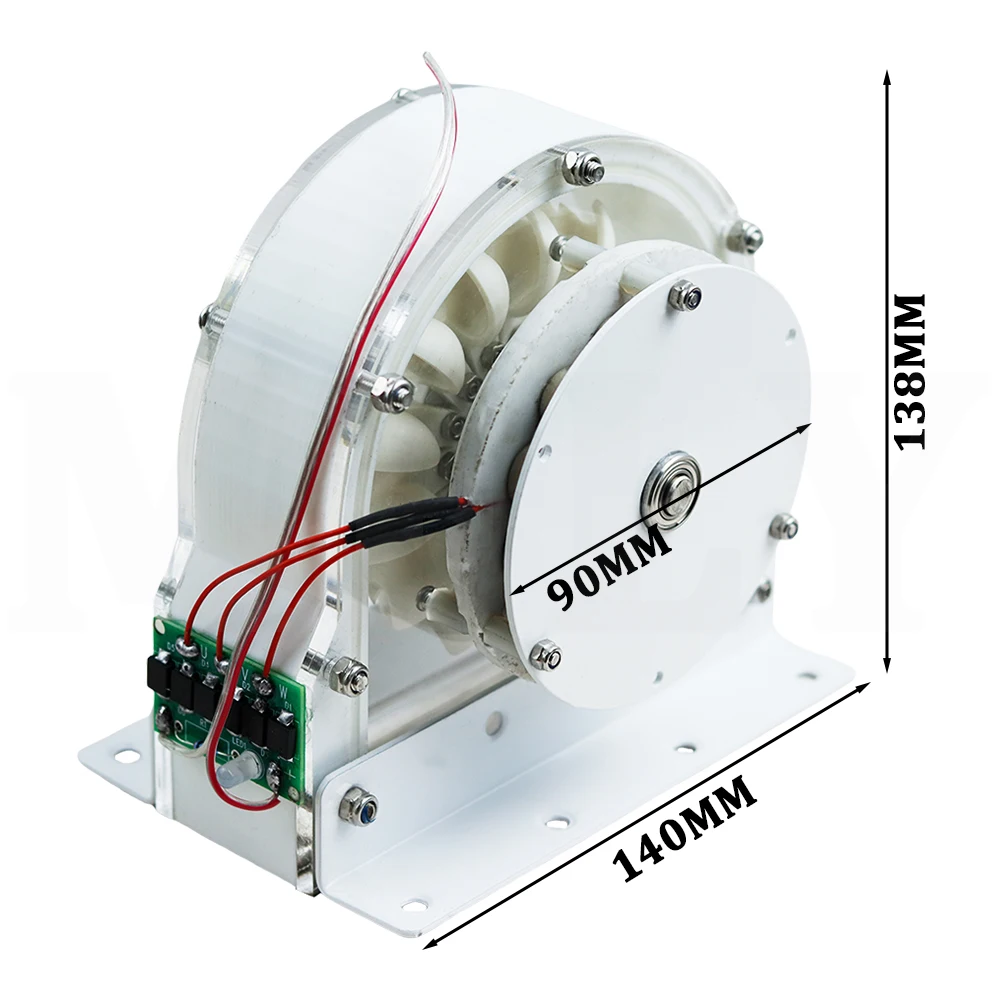 High efficiency Pelton hydroelectric generator disk type coreless generator impact type hydroelectric generator