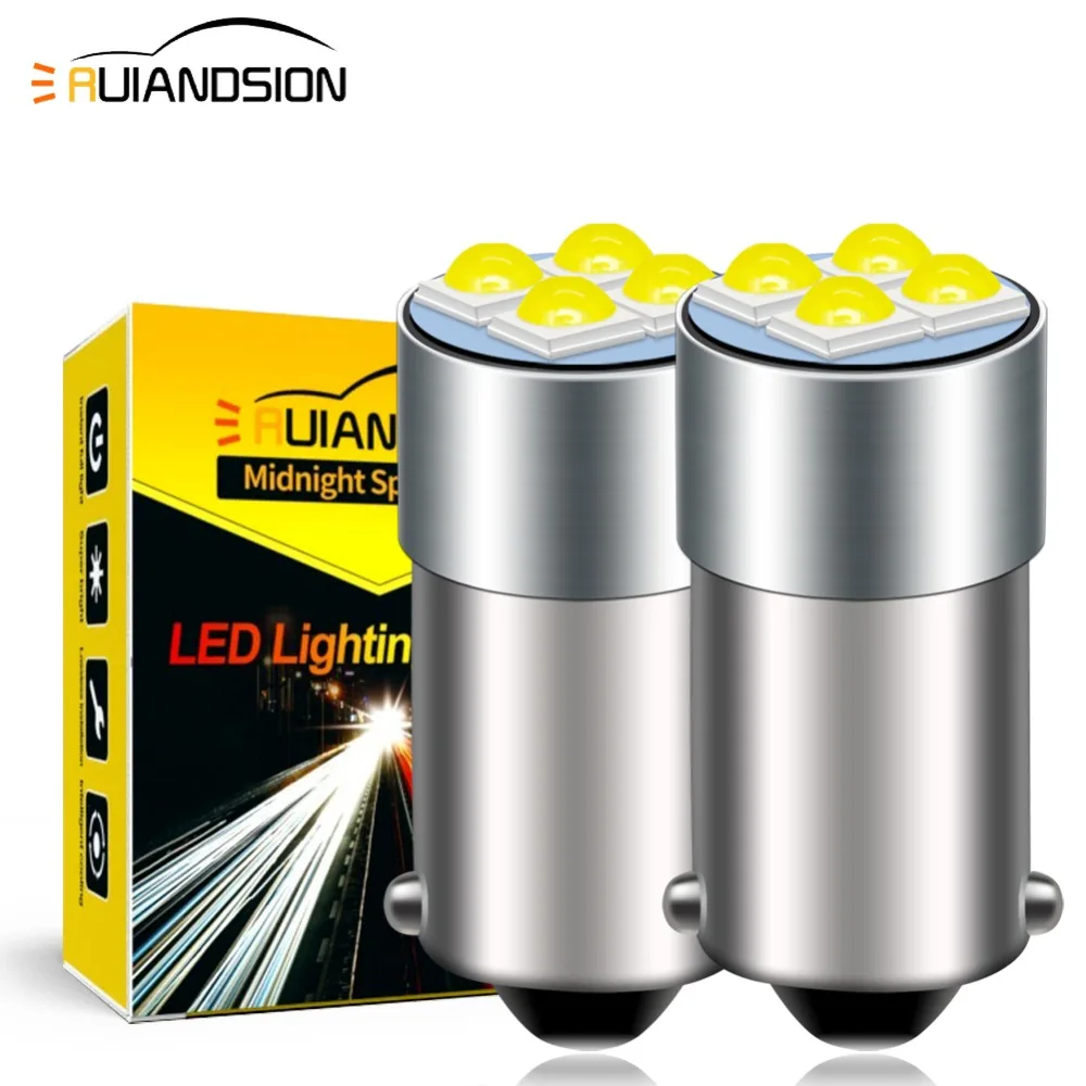 

2pcs BA9S LED Bulb BAW9S BAX9S BAY9S Led Light 4SMD 3030 Car Signal Lights Lamp10-60V Non-Polarity Auto Interior Reading Lights