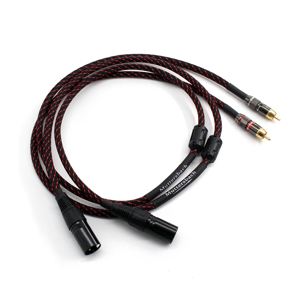 Комплект кабелей Pro Audio Dual RCA-XLR — Canare Star-Quad Core, позолоченные разъемы (папа/гнездо) ​ ​